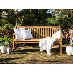 Ławka ogrodowa VIVARA 180 cm Certyfikowane drewno akacjowe Jasnobrązowy