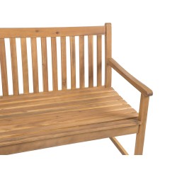 Ławka ogrodowa VIVARA 180 cm Certyfikowane drewno akacjowe Jasnobrązowy