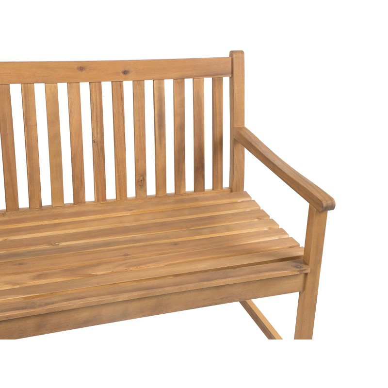 Ławka ogrodowa VIVARA 180 cm Certyfikowane drewno akacjowe Jasnobrązowy