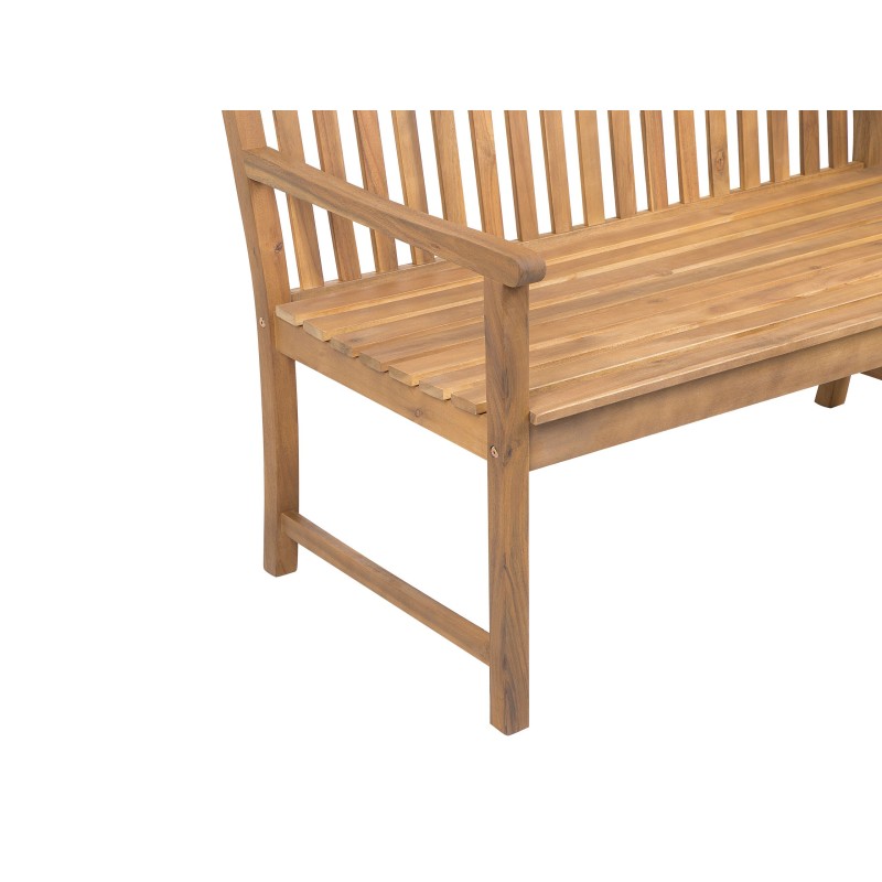 Ławka ogrodowa VIVARA 180 cm Certyfikowane drewno akacjowe Jasnobrązowy