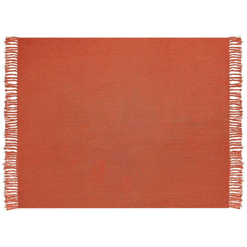 Koc YARSA Bawełna 125 x 150 cm Czerwony