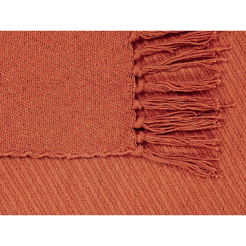 Koc YARSA Bawełna 125 x 150 cm Czerwony