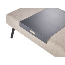 Narożnik ogrodowy ze stolikiem dla 4 osób SORRIVOLI Lewostronny Beżowy