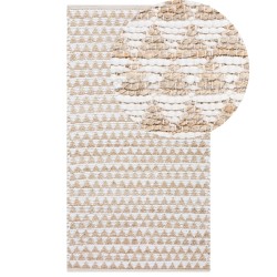 Dywan z juty 80 x 150 cm beżowy TUNCELI