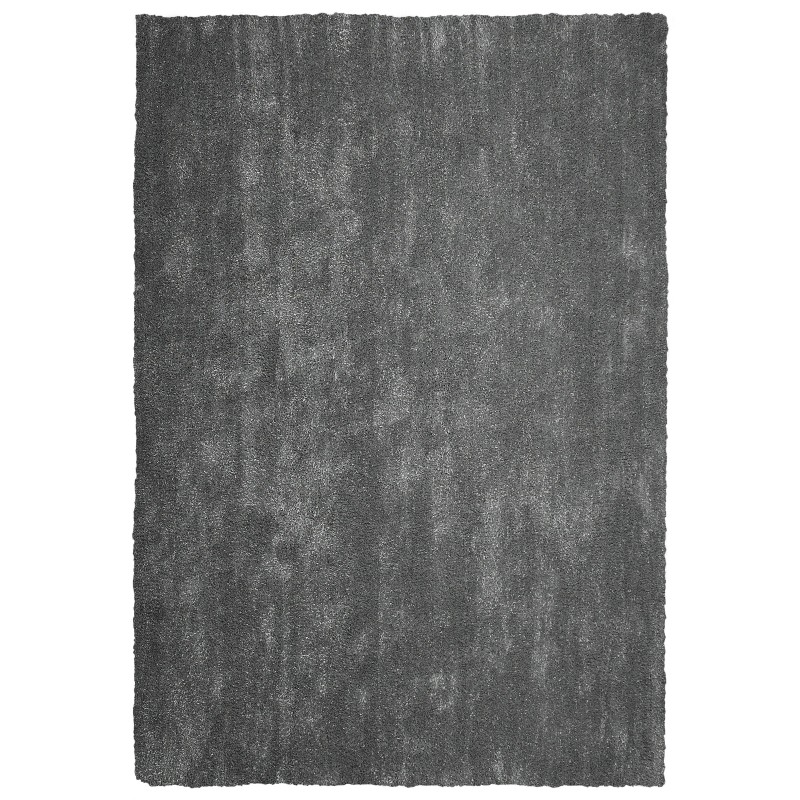 Dywan shaggy 140 x 200 cm ciemnoszary DEMRE