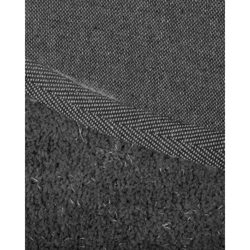 Dywan shaggy 140 x 200 cm ciemnoszary DEMRE