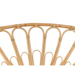 Zestaw 2 łóżek ogrodowych ROSSANO Rattan Naturalny