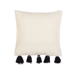 Poduszka dekoracyjna SAMBUCUS Bawełna 45 x 45 cm Beżowy Wzór geometryczny