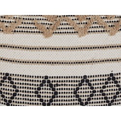 Poduszka dekoracyjna SAMBUCUS Bawełna 45 x 45 cm Beżowy Wzór geometryczny