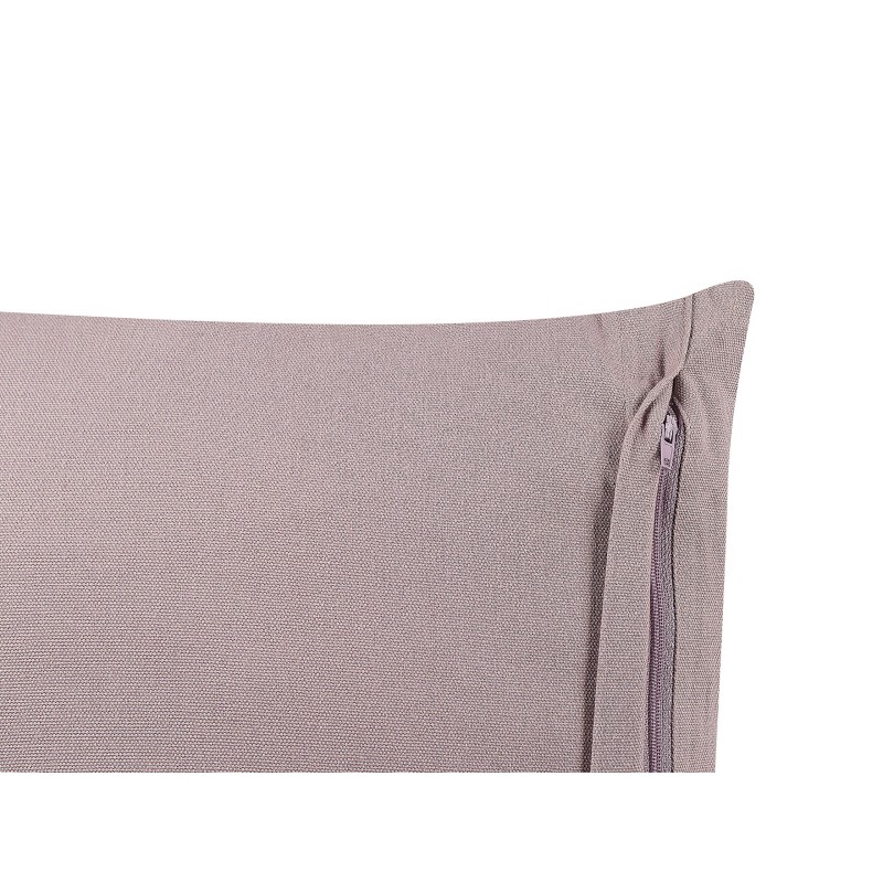 Poduszka dekoracyjna SILYBUM Welur 45 x 45 cm Różowy Wzór geometryczny