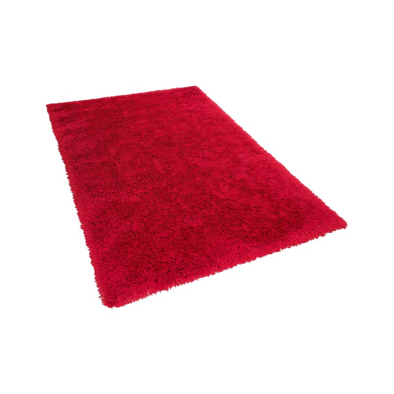 Dywan shaggy 160 x 230 cm czerwony CIDE