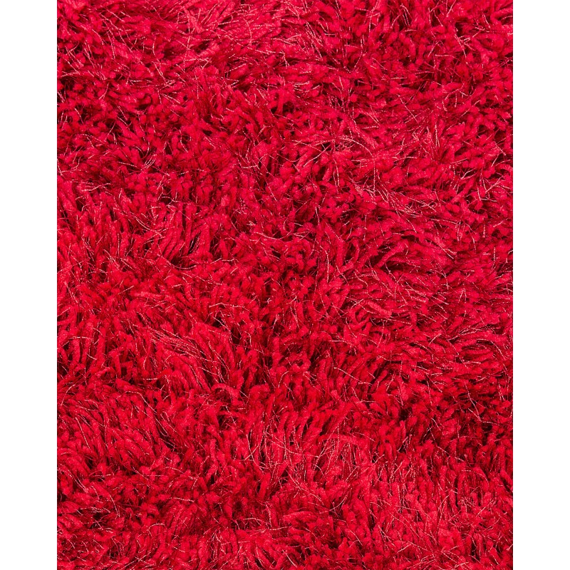 Dywan shaggy 160 x 230 cm czerwony CIDE