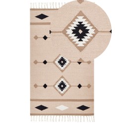 Dywan bawełniany kilim 80 x 150 cm wielokolorowy BERDIK