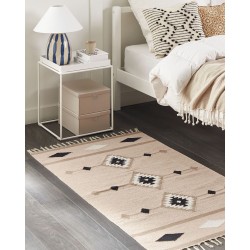 Dywan bawełniany kilim 80 x 150 cm wielokolorowy BERDIK