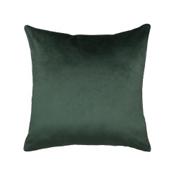 Zestaw 2 poduszek dekoracyjnych ASTILBE Welur 45 x 45 cm Ciemnozielony Wzór roślinny