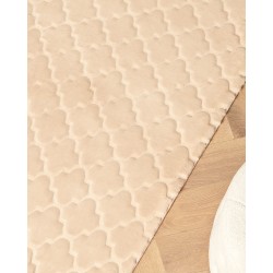 Dywan sztuczne futro królika 160 x 230 cm beżowy GHARO