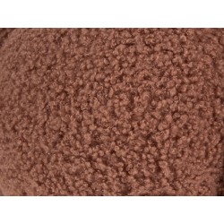 Poduszka dekoracyjna boucle dynia ⌀ 35 cm brązowa MUNCHKIN