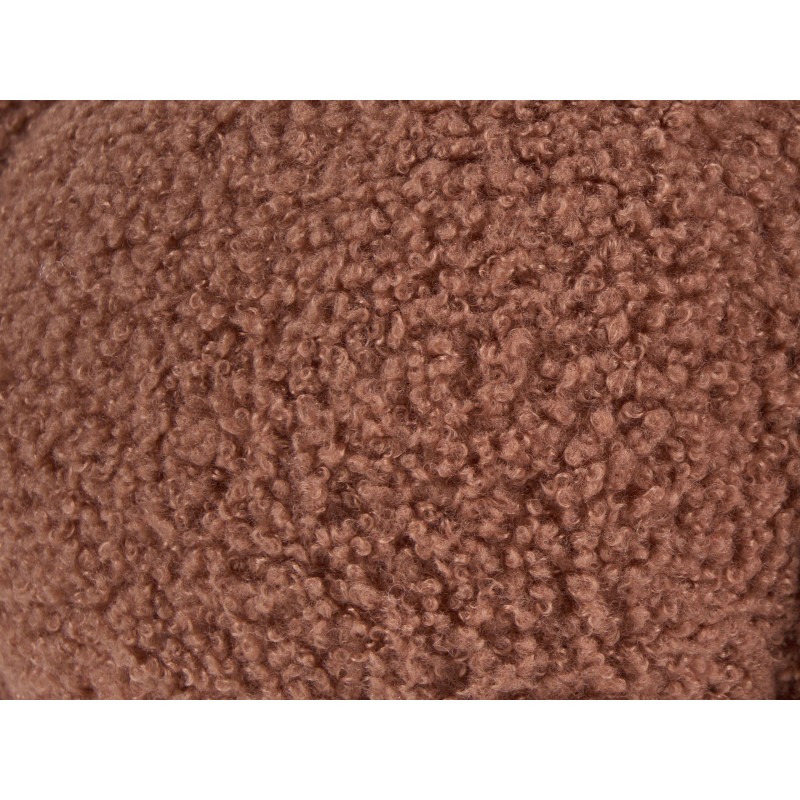 Poduszka dekoracyjna boucle dynia ⌀ 35 cm brązowa MUNCHKIN