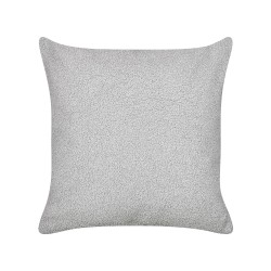 Zestaw 2 poduszek dekoracyjnych LEUZEA Boucle 45 x 45 cm Szary Jednolity