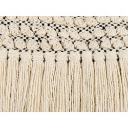 Poduszka dekoracyjna IRESINE Bawełna 45 x 45 cm Beżowy Wzór geometryczny