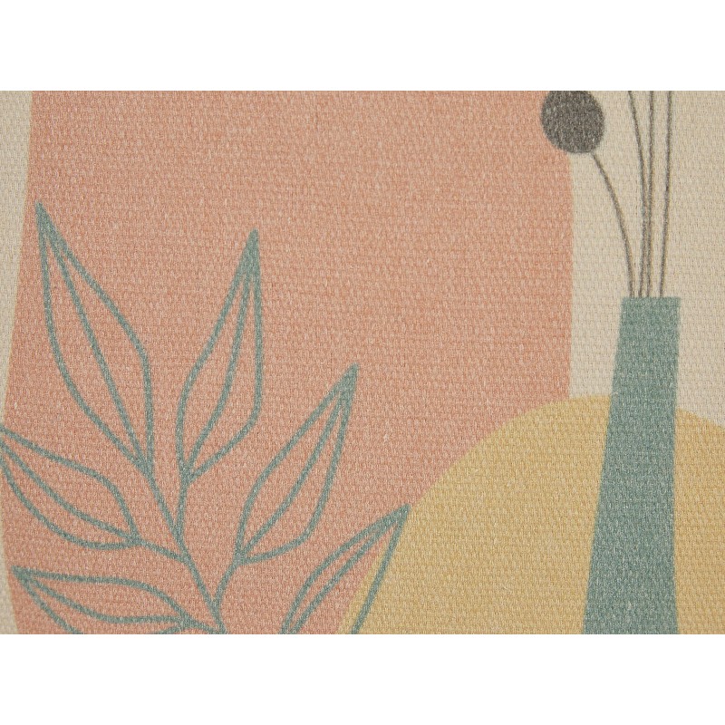 Zestaw 2 poduszek dekoracyjnych CARDOON 45 x 45 cm Biały Wzór abstrakcyjny