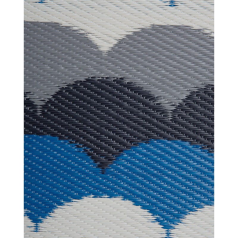 Dywan na zewnątrz 90 x 180 cm szaro-niebieski BELLARY