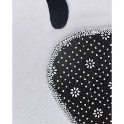 Dywan dziecięcy kształt gwiazdy 120 x 120 cm biały SIRIUS