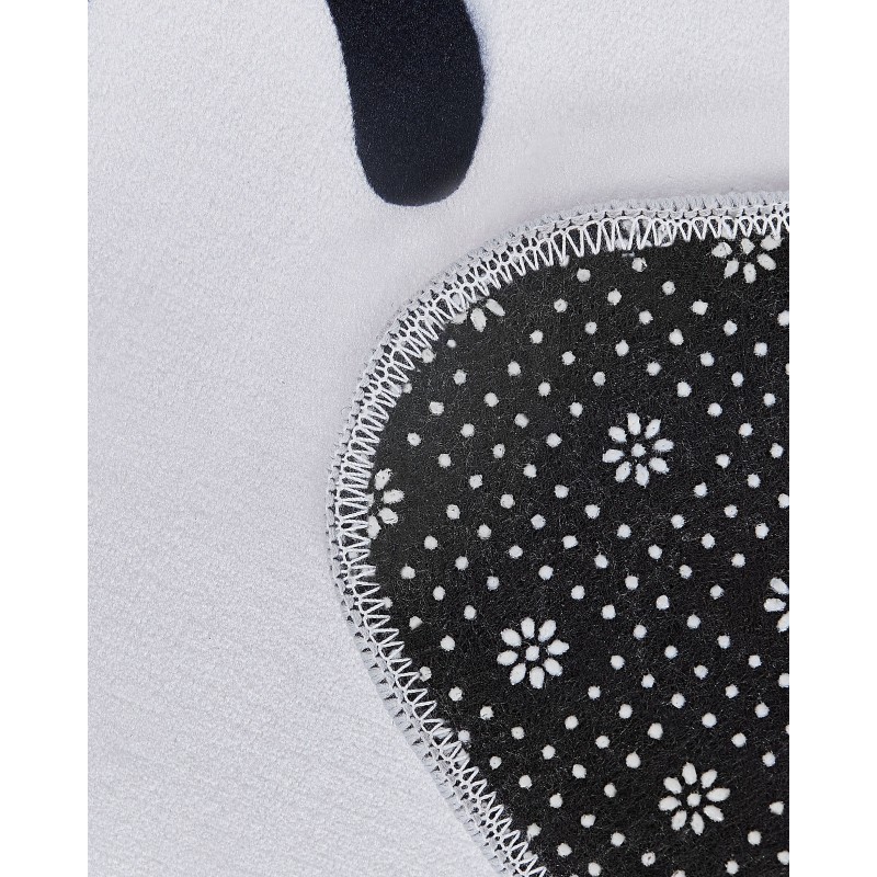 Dywan dziecięcy kształt gwiazdy 120 x 120 cm biały SIRIUS