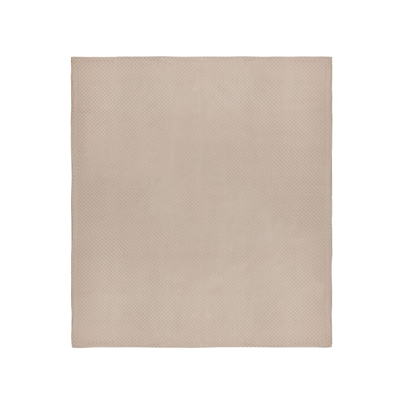 Narzuta na łóżko NAPE 200 x 220 cm Beżowoszary