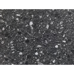 Stół ogrodowy COSOLETO 180 cm 90 cm Szkło Czarny