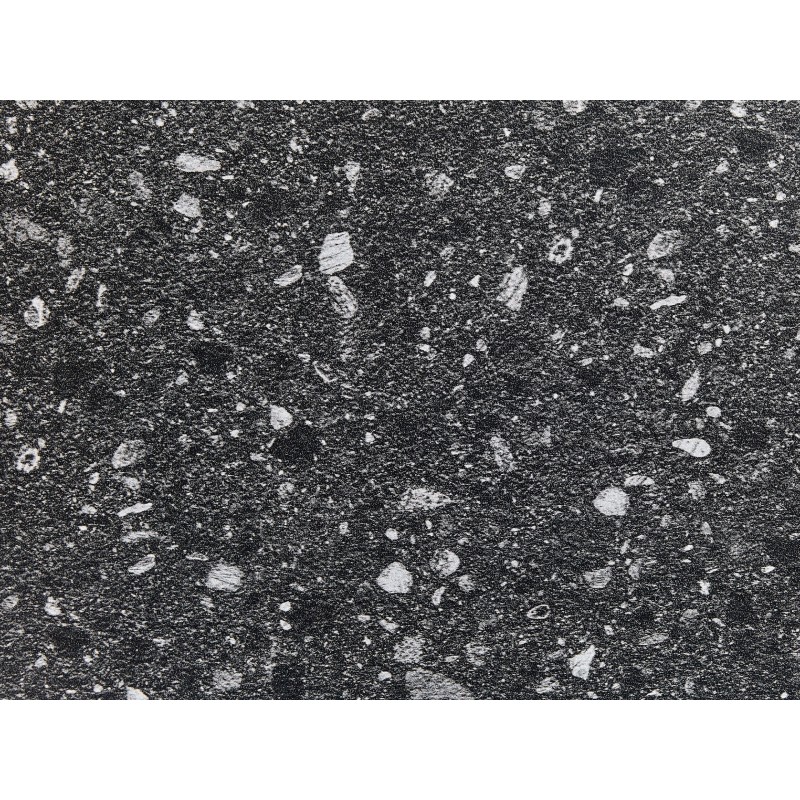 Stół ogrodowy COSOLETO 180 cm 90 cm Szkło Czarny