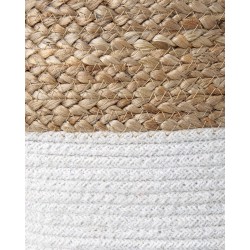 Zestaw 2 koszy GAJAR Juta Biały