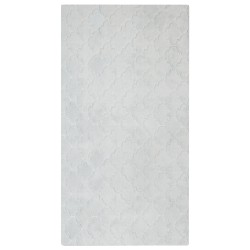 Dywan sztuczne futro królika 80 x 150 cm jasnoszary GHARO