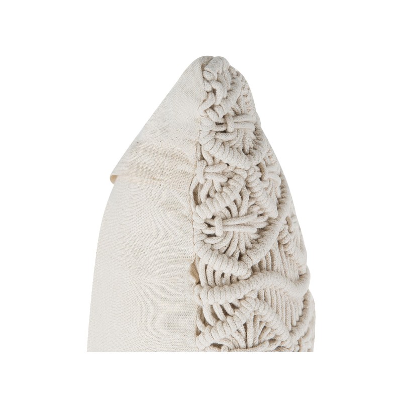 Zestaw 2 poduszek dekoracyjnych GOREME Bawełna 45 x 45 cm Jasnobeżowy Wzór geometryczny