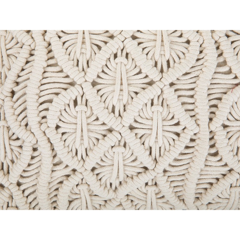 Zestaw 2 poduszek dekoracyjnych GOREME Bawełna 45 x 45 cm Jasnobeżowy Wzór geometryczny