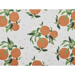 Zestaw 2 wymiennych tkanin do leżaków ogrodowych ANZIO/AVELLINO Pomarańczowy