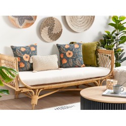 Zestaw 2 poduszek dekoracyjnych SOTOL 45 x 45 cm Kolorowy Wzór kwiatowy