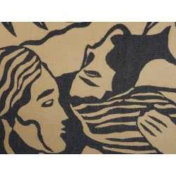 Koc KUDIYA 130 x 170 cm Beżowy