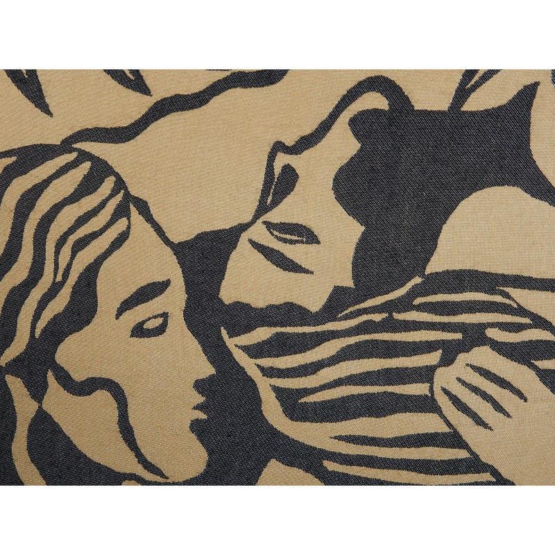 Koc KUDIYA 130 x 170 cm Beżowy