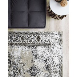 Dywan bawełniany 140 x 200 cm szary ALMUS