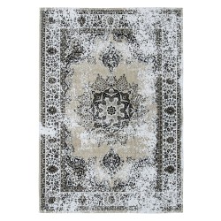 Dywan bawełniany 140 x 200 cm szary ALMUS