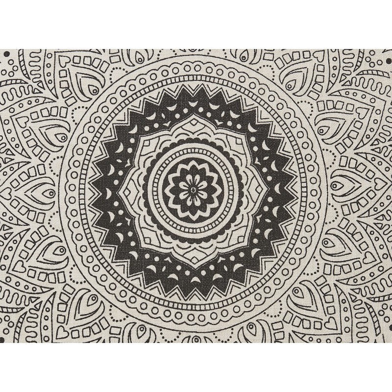 Koc BERHAMPORE Bawełna 130 x 180 cm Beżowy