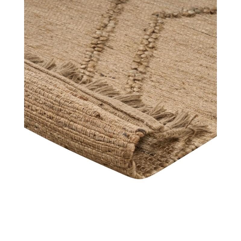 Dywan z juty 160 x 230 cm beżowy HANDERE
