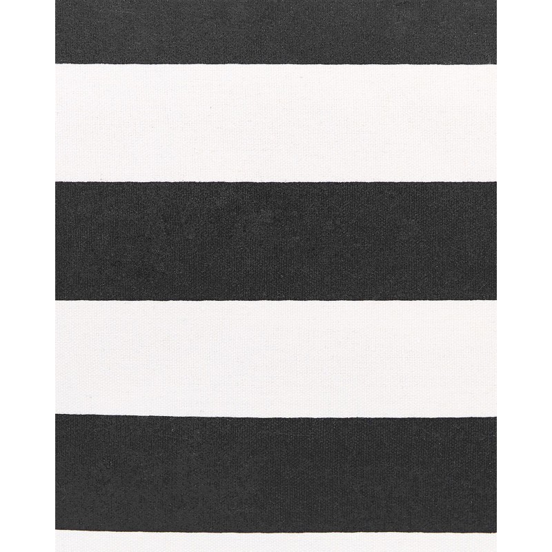 Zestaw 3 koszy DARQAB Bawełna Czarny/ biały