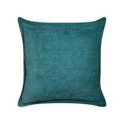 Zestaw 2 poduszek dekoracyjnych ZINNIA Sztruks 43 x 43 cm Lazurowy Jednolity