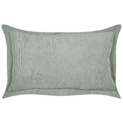 Zestaw 2 poduszek dekoracyjnych ZINNIA Sztruks 47 x 27 cm Jasnozielony Jednolity