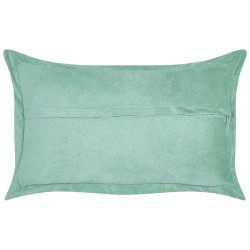 Zestaw 2 poduszek dekoracyjnych ZINNIA Sztruks 47 x 27 cm Jasnozielony Jednolity