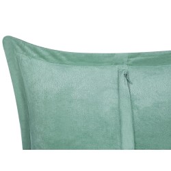 Zestaw 2 poduszek dekoracyjnych ZINNIA Sztruks 47 x 27 cm Jasnozielony Jednolity