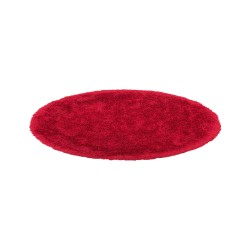 Dywan shaggy okrągły ⌀ 140 cm czerwony CIDE