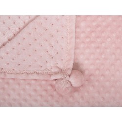 Koc SAMUR 200 x 220 cm Różowy